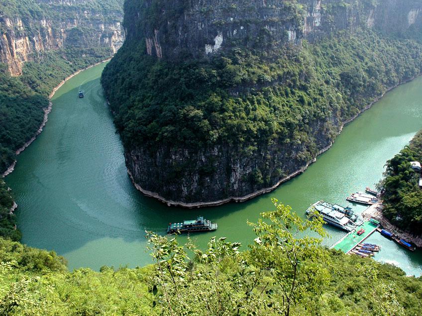 Les Trois Gorges , fleuve bleu , le Yangzi Jiang