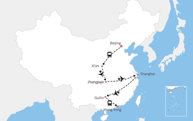 Les Merveilles de la Chine du Nord au Sud