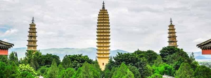 les trois pagodes de Dali