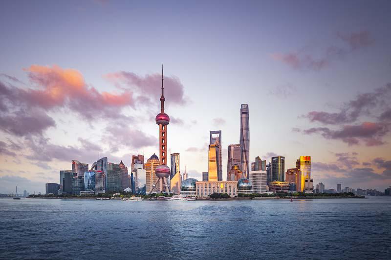 Le Bund à Shanghai en Chine